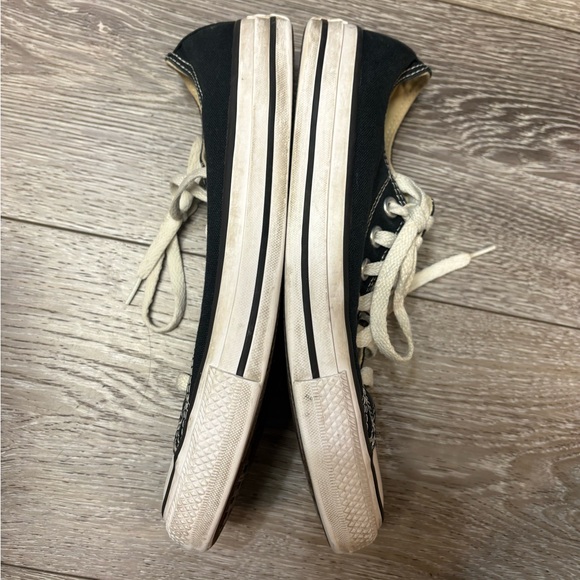 Converse Black and White Canvas Shoes - Picture 3 of 7